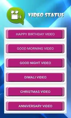 Play Video Status  For Song