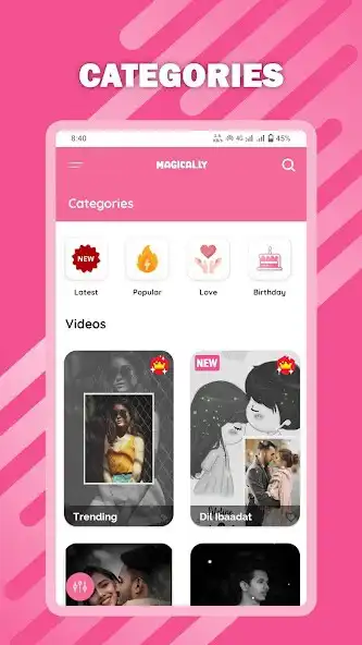 Play Video Status Maker: Magical.ly  and enjoy Video Status Maker: Magical.ly with UptoPlay