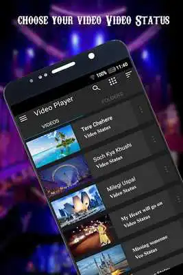 Play Video Status - Share feelings via videos