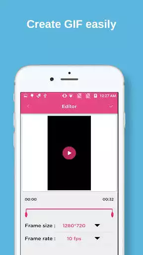 Play Video To gif maker as an online game Video To gif maker with UptoPlay