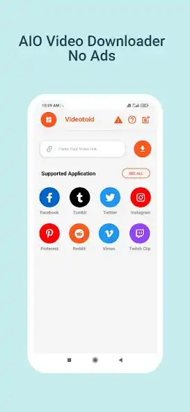 Play Videotoid AIO Video Downloader  and enjoy Videotoid AIO Video Downloader with UptoPlay