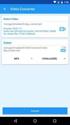 Play Video to MP3 Converter: 3GP, Flv  Mp4 to Audio