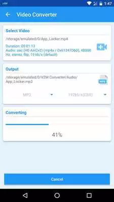 Play Video to MP3 Converter: 3GP, Flv  Mp4 to Audio