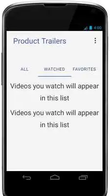 Play Video Trailer of Products on YouTube