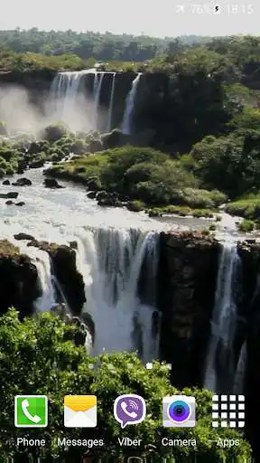 Play Video Wallpaper: Waterfall