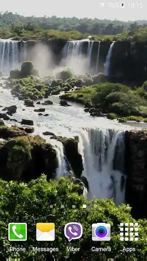 Play Video Wallpaper: Waterfall
