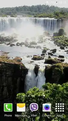Play Video Wallpaper: Waterfall