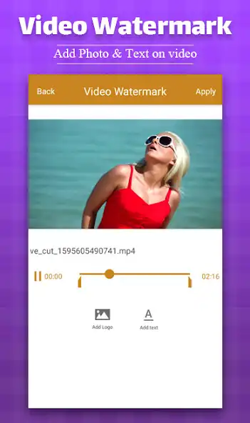 Play Video Watermark - Add Text, Photo, Logo on Video as an online game Video Watermark - Add Text, Photo, Logo on Video with UptoPlay