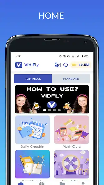 Play VidFly - Gift card and Rewards  and enjoy VidFly - Gift card and Rewards with UptoPlay