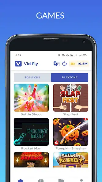 Play VidFly - Gift card and Rewards as an online game VidFly - Gift card and Rewards with UptoPlay