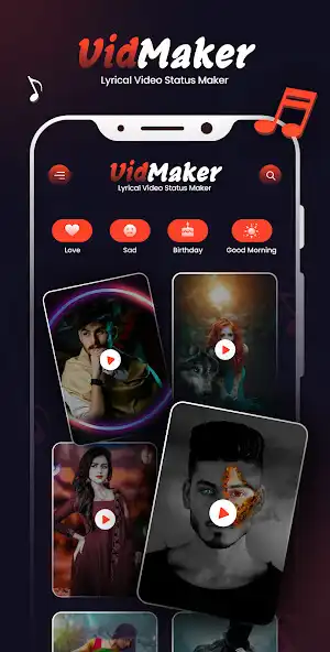 Play VIDMaker : Lyrical Video Maker  and enjoy VIDMaker : Lyrical Video Maker with UptoPlay