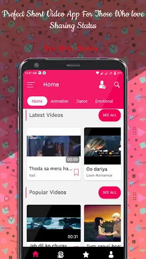Play Vidmo-Video status app 2019  and enjoy Vidmo-Video status app 2019 with UptoPlay