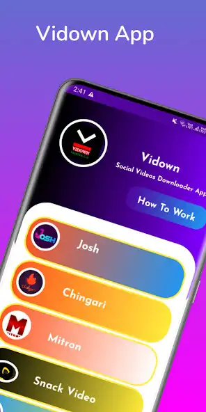 Play Vidown Social Easy Downloader  and enjoy Vidown Social Easy Downloader with UptoPlay