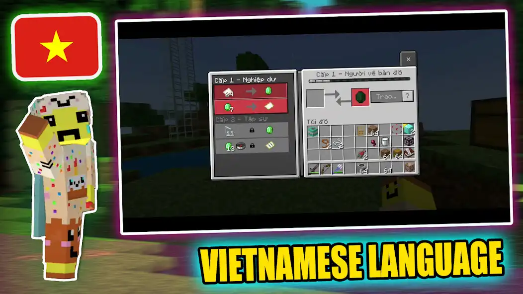 Play Vietnamese Language Minecraft as an online game Vietnamese Language Minecraft with UptoPlay