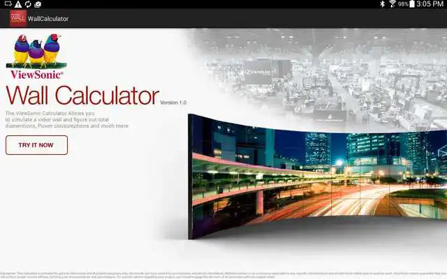 Play ViewSonic Wall Calculator