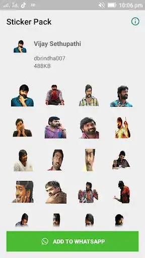 Play Vijay Sethupathi Stickers for Whatsapp  and enjoy Vijay Sethupathi Stickers for Whatsapp with UptoPlay