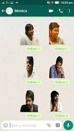 Play Vijay Sethupathi Stickers for Whatsapp as an online game Vijay Sethupathi Stickers for Whatsapp with UptoPlay