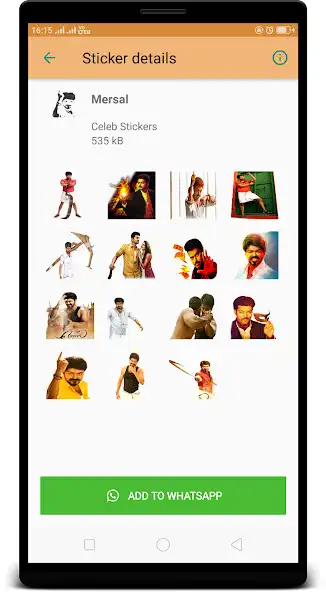 Play Vijay WAStickerApps : Tamil Stickers for Whatsapp as an online game Vijay WAStickerApps : Tamil Stickers for Whatsapp with UptoPlay