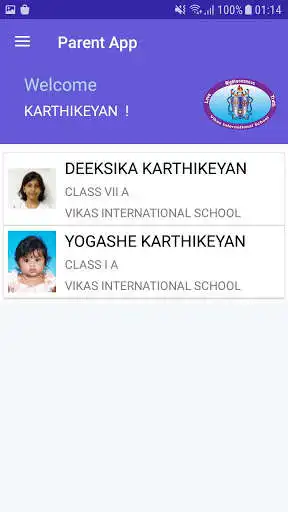 Play Vikas International School - Parent App as an online game Vikas International School - Parent App with UptoPlay