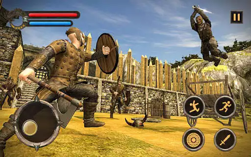 Play Viking Last Battle: Norseman Warrior Fight Savage  and enjoy Viking Last Battle: Norseman Warrior Fight Savage with UptoPlay