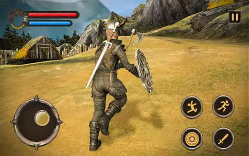 Play Viking Last Battle: Norseman Warrior Fight Savage as an online game Viking Last Battle: Norseman Warrior Fight Savage with UptoPlay