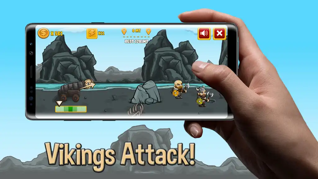 Play Vikings Attack!  and enjoy Vikings Attack! with UptoPlay