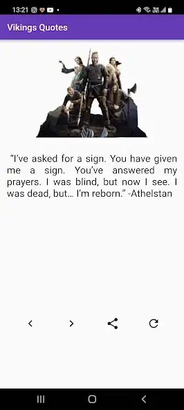 Play Vikings Quotes  and enjoy Vikings Quotes with UptoPlay