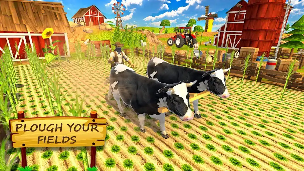 Play Village Bull Farming Simulator  and enjoy Village Bull Farming Simulator with UptoPlay