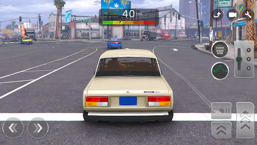 Play Village Driver VAZ 2107 Soviet as an online game Village Driver VAZ 2107 Soviet with UptoPlay