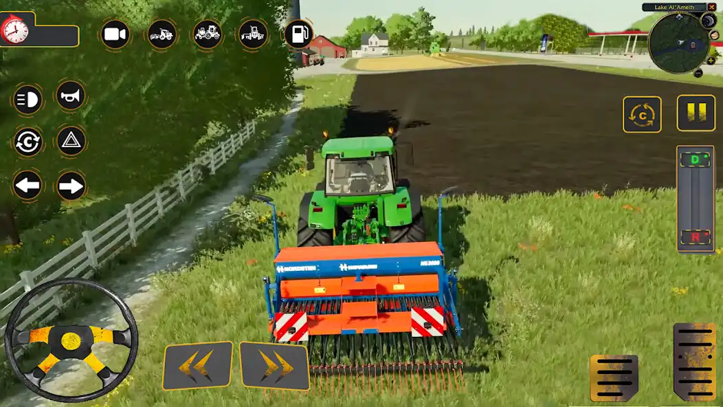 Play Village Farm Tractor Game Sim  and enjoy Village Farm Tractor Game Sim with UptoPlay