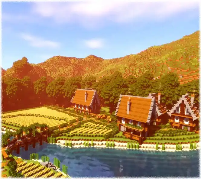 Play Village Map for PE as an online game Village Map for PE with UptoPlay