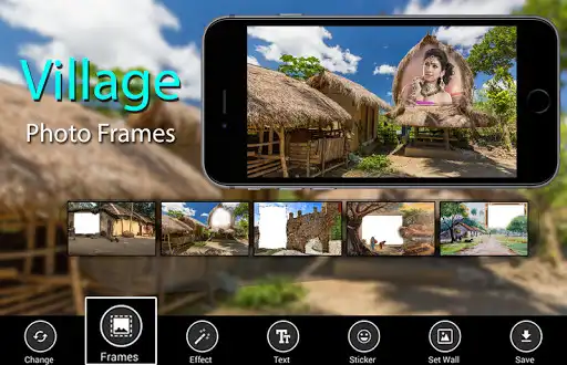 Play Village Photo Frames - my village life photo style  and enjoy Village Photo Frames - my village life photo style with UptoPlay