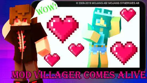 Play Villager Girlfriend Mod for Minecraft PE  and enjoy Villager Girlfriend Mod for Minecraft PE with UptoPlay