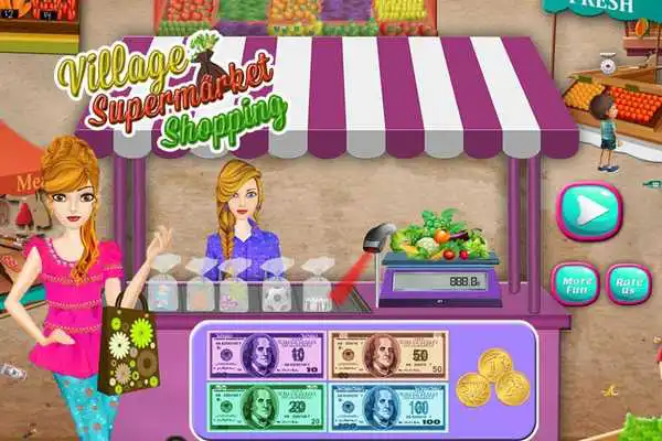Play Village Supermarket Shopping