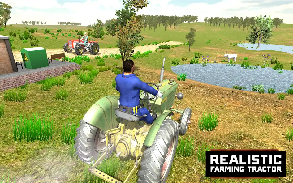 Play Village Tractor Driving Simulator Farming Games 3d as an online game Village Tractor Driving Simulator Farming Games 3d with UptoPlay
