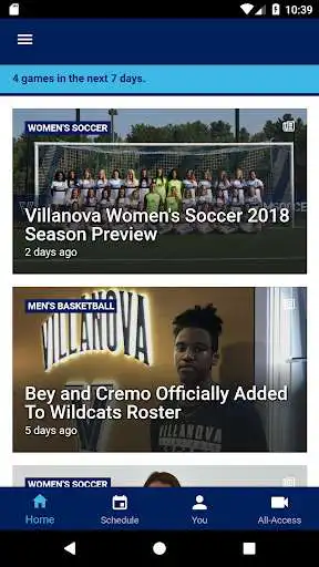 Play Villanova Athletics