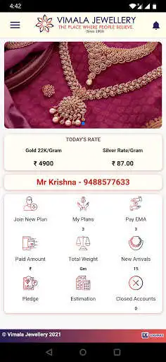 Play Vimala Jewellery  and enjoy Vimala Jewellery with UptoPlay