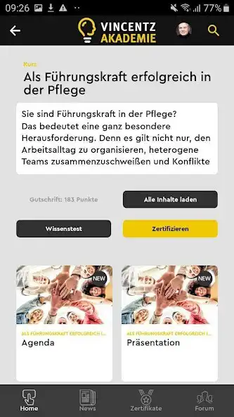 Play Vincentz Akademie - eLearning as an online game Vincentz Akademie - eLearning with UptoPlay