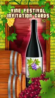 Play Vine Festival Invitation Cards