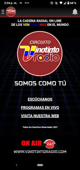 Play Vinotinto Radio as an online game Vinotinto Radio with UptoPlay