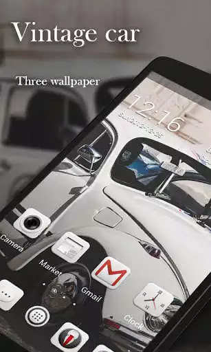 Play APK Vintage car Go Launcher Theme  and enjoy Vintage car Go Launcher Theme with UptoPlay com.gau.go.launcherex