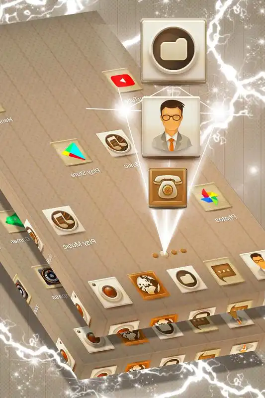 Play Vintage Classic Launcher Theme