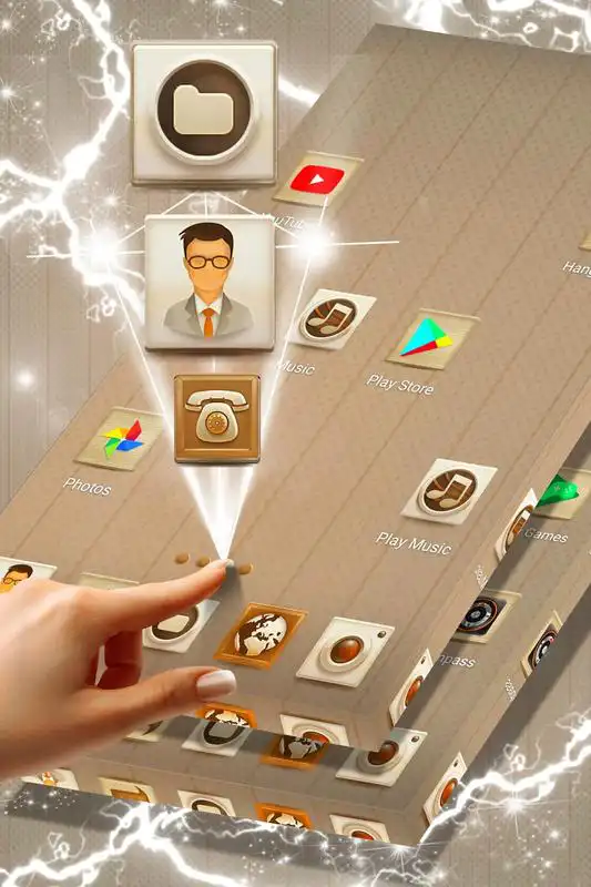 Play Vintage Classic Launcher Theme