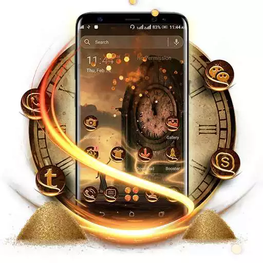 Play Vintage Clock Launcher Theme APK