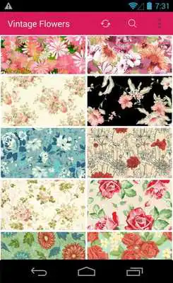 Play Vintage Flower Pattern Play Vintage Flower Pattern