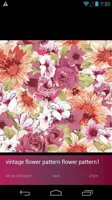 Play Vintage Flower Pattern Play Vintage Flower Pattern