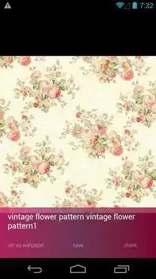 Play Vintage Flower Pattern Play Vintage Flower Pattern