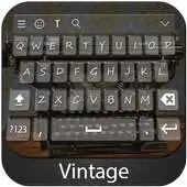 Free play online Vintage Keyboard Theme APK