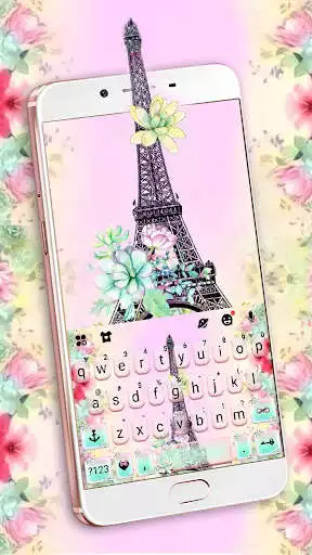 Play Vintage Paris Flowers Keyboard Theme  and enjoy Vintage Paris Flowers Keyboard Theme with UptoPlay