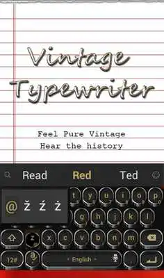 Play Vintage Typewriter Theme Play Vintage Typewriter Theme